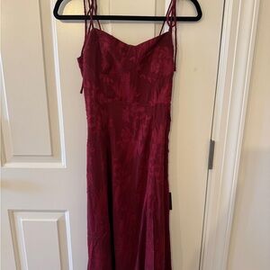 Lulu's Burgundy Dress